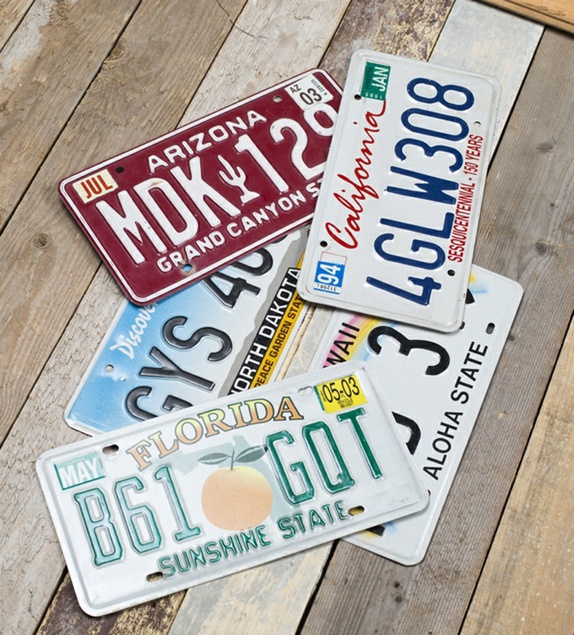 Amerikansk størrelse på bilskilter i Norge